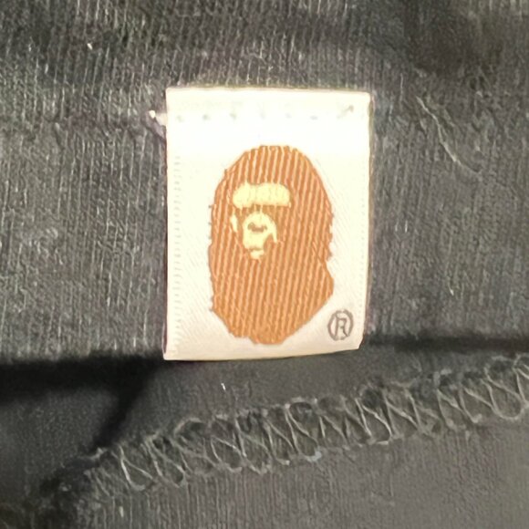 Authentic A BATHING APE Made in JAPAN(0.01%) Men's Black Crew Neck T-Shirt Sz.XL - Picture 8 of 12